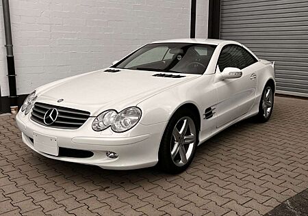 Mercedes-Benz SL 500 R 230, Alabasterweiß / Leder schwarz!