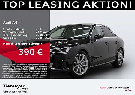 Audi A4 40 TDI Q ADVANCED GLASDACH KAMERA AHK AKUSTIK