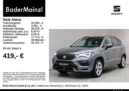 Seat Ateca 2.0 TDI 4D DSG FR AHK SHZ Pano BEATS Kam.