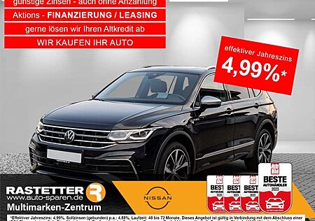 VW Tiguan Allspace Volkswagen TDI DSG 4M R-Line 7S+Leder+PanoSD+AHK+Navi+HUD+ACC