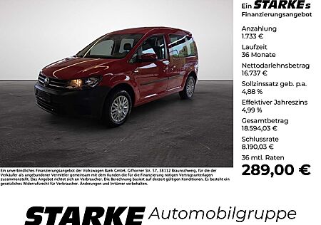 VW Caddy Volkswagen Kombi 2.0 TDI Trendline 7-Sitzer Navi AHK Klima...