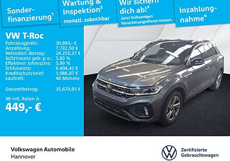 VW T-Roc gebraucht kaufen VW T-Roc Volkswagen 1.5 TSI DSG R-Line Navi AHK Kamera ACC LED