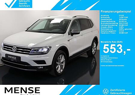 VW Tiguan Allspace Volkswagen 2.0 TDI 4M DSG Highline Navi AHK LaneAssist