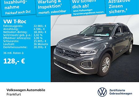 VW T-Roc Volkswagen 1.0 TSI Life Alu16" DC Klima Navi LED