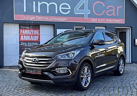Hyundai Santa Fe blue Premium 4WD AHK SHZ Leder RKamera