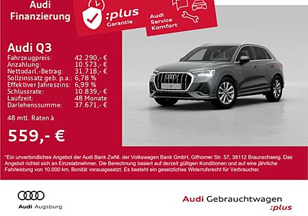 Audi Q3 35 TFSI S tr. *2x S line*LED*AHK*ACC*8-fach*