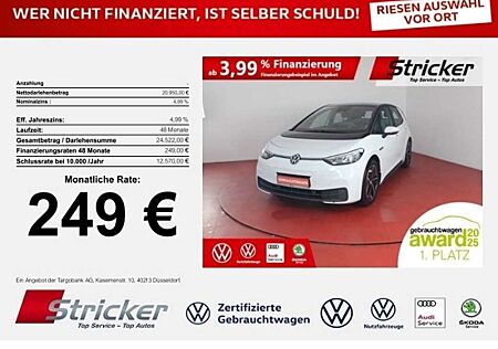 VW ID.3 Volkswagen Pro S 150/77 249,-ohne Anzahlung Einparkhilfe Nav