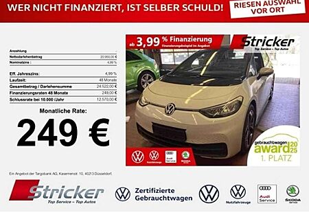 VW ID.3 Volkswagen Pro S 150/77 249,-ohne Anzahlung Einparkhilfe Nav