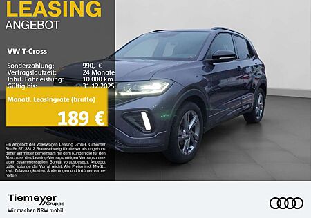 VW T-Cross Volkswagen 1.5 TSI DSG R-LINE BLACK LM18 IQ.DRIVE A