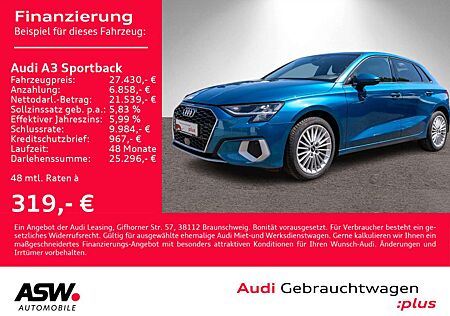 Audi A3 advanced 40TDI quattr Navi LED Pano