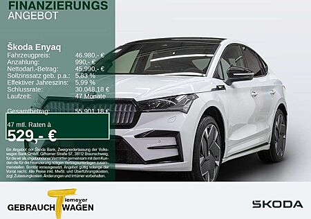 Skoda Enyaq Coupe iV RS 4x4 Suite AHK LM21 WÄRMEPUMPE
