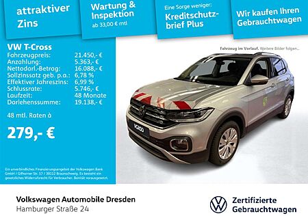 VW T-Cross Volkswagen Style 1.0 TSI LED NAVI APP KAMERA ACC
