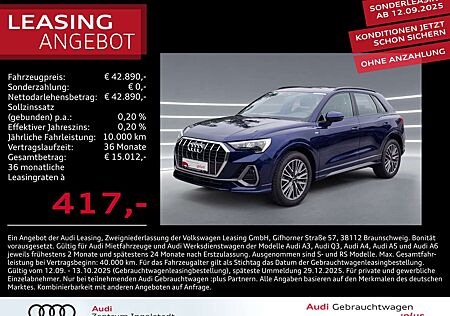 Audi Q3 40 TDI qu 2x S line AHK ACC NAVI Kameras 19"