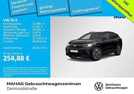 VW ID.4 Volkswagen Pro Performance AHK Navi LED Kamera 1-Gang-