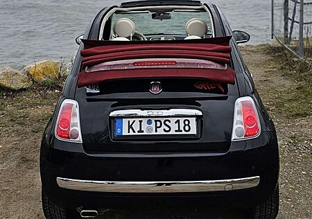 Fiat 500C Stylischer 1.2 Cabrio I Schwarz/rot