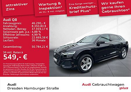 Audi Q8 gebraucht kaufen Audi Q8 45 TDI quattro LED Navi Leder Standhz. B&O