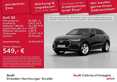 Audi Q8 45 TDI quattro LED Navi Leder Standhz. B&O