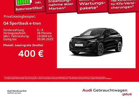 Audi Q4 e-tron Q4 Sportback 45 e-tron qu. NAVI/WÄRMEPUMPE/LM20