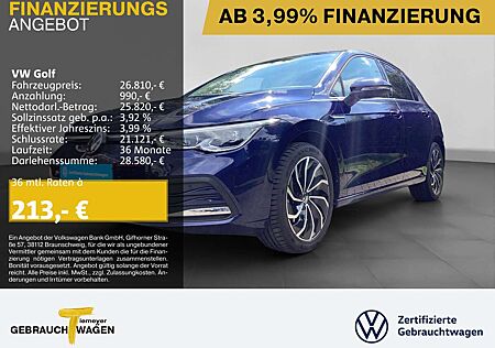 VW Golf Volkswagen 1.5 TSI DSG STYLE LM17 KAMERA AHK ST.HEIZ