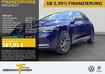 VW Golf Volkswagen 1.5 TSI DSG STYLE LM17 KAMERA AHK ST.HEIZ