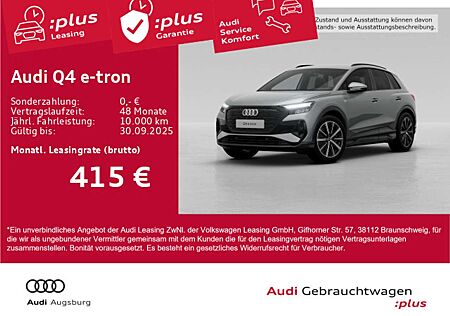 Audi Q4 e-tron 45 Batt Kap 82 kW/h 2x S line*AHK*20"
