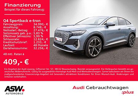 Audi Q4 e-tron Q4 Sportback Sline 50 e-tron quattro Navi Matrix