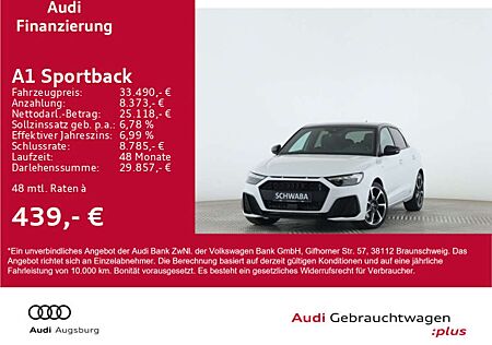 Audi A1 2x S line 40 TFSI S tr. *ACC*LED*18