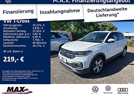 VW T-Cross Volkswagen 1.0 TSI STYLE +LED+AHK+NAVI+APP+DCP+ACC+