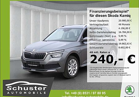 Skoda Kamiq Style 1.0TSI*LED R-Kam Navi el.Heckkl SHZ