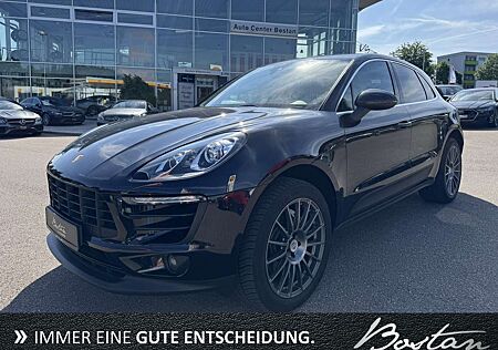 Porsche Macan S/LEDER/AHK/SPORTABGASANLAGE/NAVI/20 ZOLL