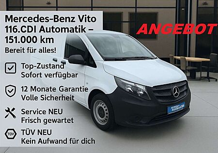 Mercedes-Benz Vito 116 CDI LANG,Aut,1.H,Klima,3S,RFK,Gar,TÜV,Serv.