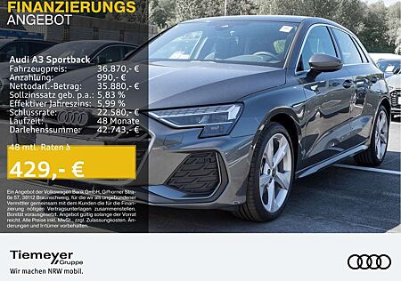 Audi A3 35 TDI S LINE PANO MATRIX ACC LM18