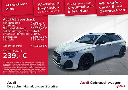 Audi A3 35 TFSI S line Matrix Navi SONOS