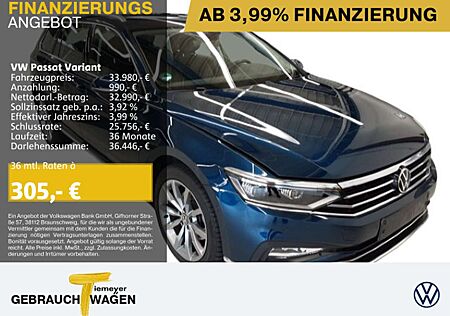 VW Passat Variant Volkswagen 2.0 TDI DSG 200PS ELEGANCE LM18 S