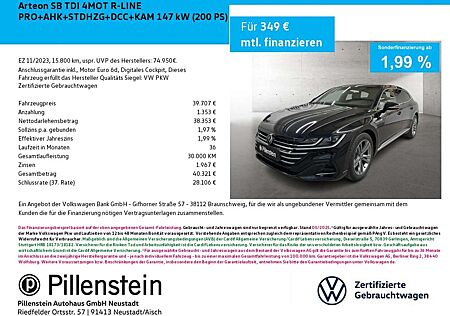 VW Arteon Volkswagen SB TDI 4MOT R-LINE PRO+AHK+STDHZG+DCC+KAM