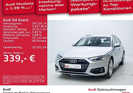 Audi A4 40 TDI S-TRO*ACC*AHK*LEDER*APP*NAV*PDC*