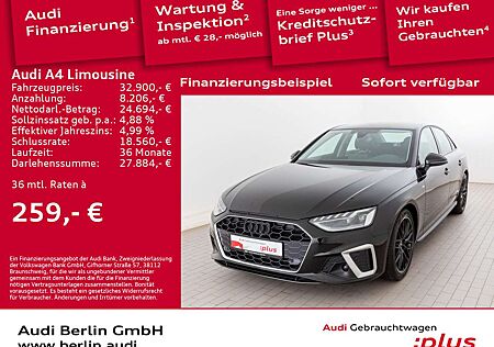 Audi A4 S line 40 TFSI S tr. LED PDC NAVI