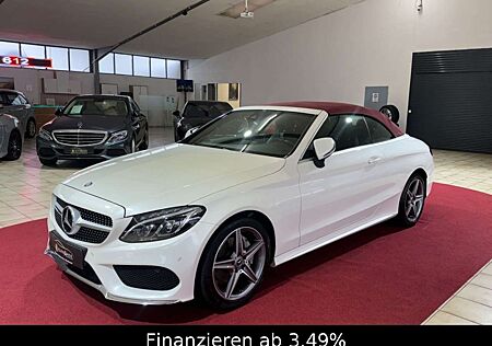 Mercedes-Benz C 180 Cabrio AMG Line Verdeck Rot