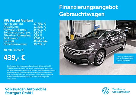 VW Passat Variant Volkswagen GTE 1.4 TSI DSG Navi Kamera LED