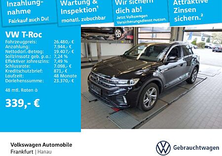 VW T-Roc Volkswagen 1.5 TSI DSG R-Line Navi Rückfahrkamera Sta