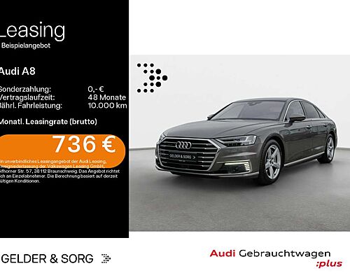 Audi A8 60 TFSIe Rear-Seat-Ent*B&O*Pano*HuD*Matrix*AC