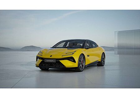 Lotus Emeya S - Solar Yellow Metallic, Interior Carbon Fiber,