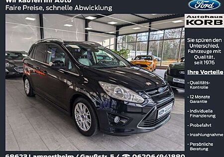 Ford Grand C-Max 1.6 Ti-VCT Titanium, 7-Sitzer,Navi,Leder,AHK,PDC