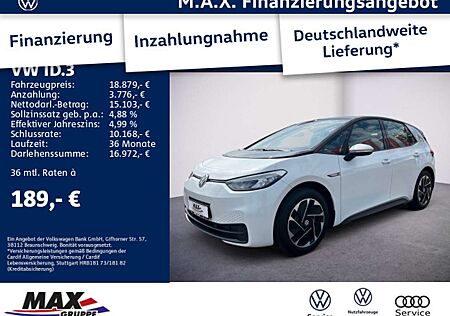 VW ID.3 Volkswagen PRO PERFORMANCE 1st EDITION LED+NAVI+ACC+CC