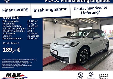 VW ID.3 Volkswagen PRO PERFORMANCE 1st EDITION LED+NAVI+ACC+CC