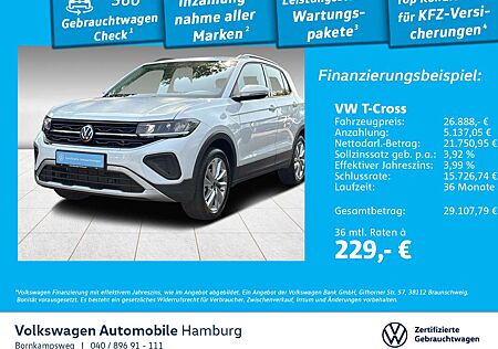 VW T-Cross Volkswagen 1.0 TSI Life DSG Klima Navi Rückf.kamera