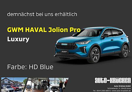 GWM HAVAL Jolion Pro Luxury / 5 Jahre Garantie ohne km-Begrenzung