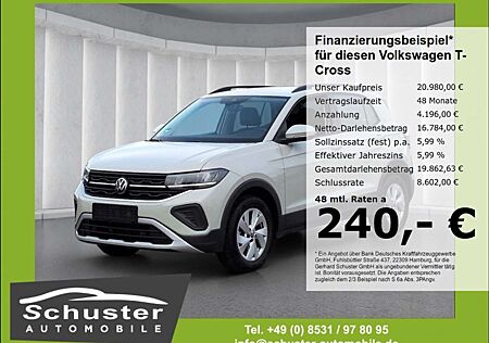 VW T-Cross Volkswagen Life 1.0TSI*ACC LED digCockp SHZ VKZ-Erk