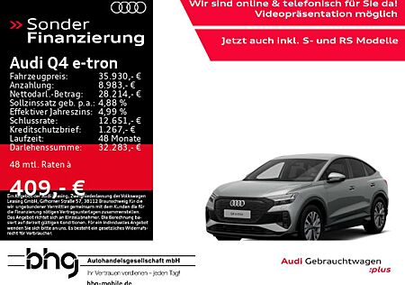 Audi Q4 e-tron Sportback 50 quattro AHK Matrix Navi