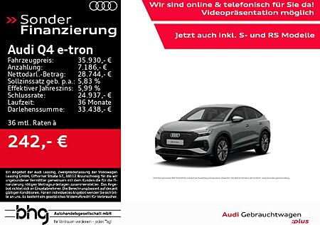 Audi Q4 e-tron Sportback 50 quattro AHK Matrix Navi